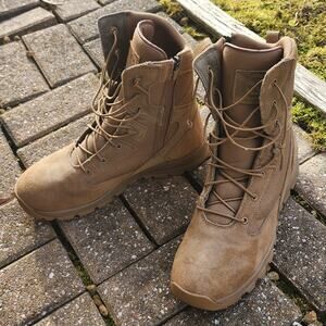 Carhartt Gilmore Waterproof 8-Inch Side Zip Boots Men’s 10 M Coyote Tan